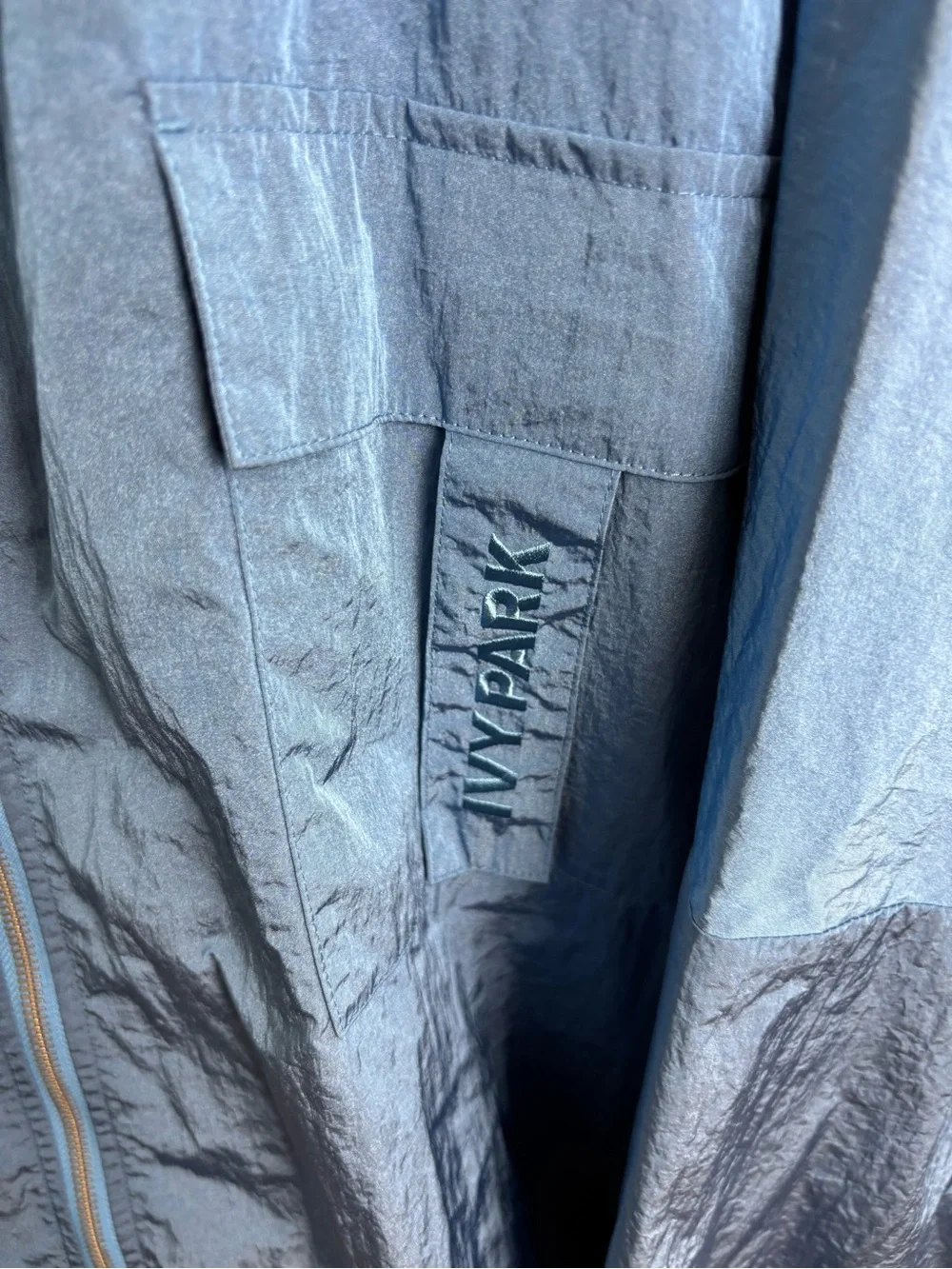 Adidas × IVY PARK Blue Nylon Track Jacket and Pants Size 2XL NWT